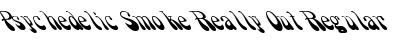 Download Psychedelic Smoke Really Out Regular Font Title Preview