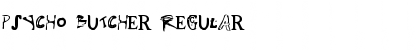 Download Psycho Butcher Regular Font Title Preview