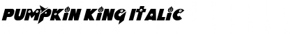Download Pumpkin King Italic Font Title Preview