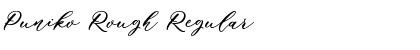 Download Puniko Rough Regular Font Title Preview