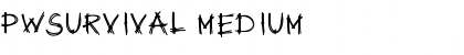 Download PWSurvival Medium Font Title Preview