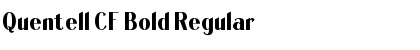 Download Quentell CF Bold Regular Font