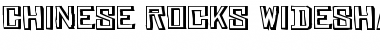 Download Chinese Rocks WideShaded Regular Font Title Preview