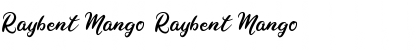 Download Raybent Mango Raybent Mango Font Title Preview