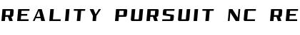 Download Reality Pursuit NC Regular Font Title Preview
