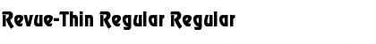 Download Revue-Thin Regular Regular Font