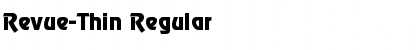 Download Revue-Thin Regular Font Title Preview