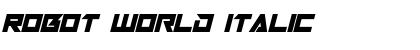 Download Robot World Italic Font