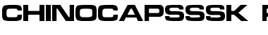 Download ChinoCapsSSK Regular Font Title Preview