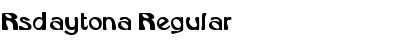 Download Rsdaytona Regular Font Title Preview