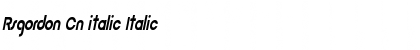 Download Rsgordon Cn italic Italic Font Title Preview