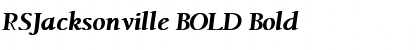 RSJacksonville BOLD Font