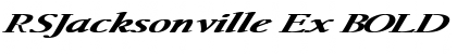 Download RSJacksonville Ex BOLD ITALIC Bold Italic Font Title Preview