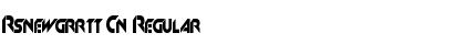 Download Rsnewgrrtt Cn Regular Font Title Preview