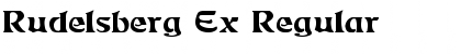 Download Rudelsberg Ex Font