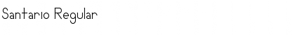 Download Santario Regular Font Title Preview