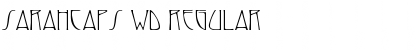 Download SarahCaps Wd Regular Font Title Preview