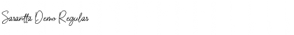 Download Sarantta Demo Regular Font Title Preview