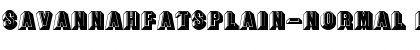 Download SavannahfatsPlain-Normal Regular Font Title Preview