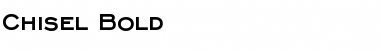 Download Chisel Bold Font Title Preview
