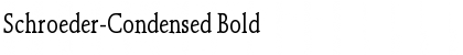 Download Schroeder-Condensed Bold Font