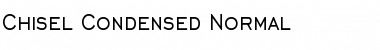 Download Chisel Condensed Normal Font Title Preview
