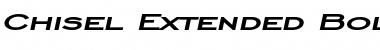 Download Chisel Extended Bold Italic Font Title Preview