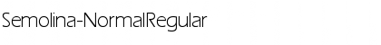 Download Semolina-Normal Regular Font Title Preview