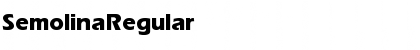 Download Semolina Regular Font Title Preview