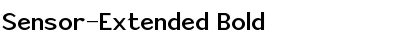 Download Sensor-Extended Bold Font