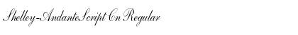 Download Shelley-AndanteScript Cn Regular Font Title Preview