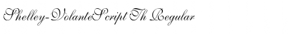 Download Shelley-VolanteScript Th Regular Font Title Preview