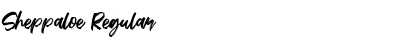 Download Sheppaloe Regular Font Title Preview