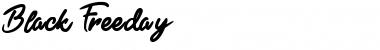 Download Black Freeday Regular Font Title Preview