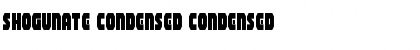 Download Shogunate Condensed Condensed Font Title Preview