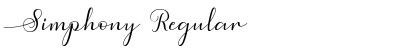 Download Simphony Regular Font