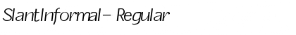 Download SlantInformal- Regular Font