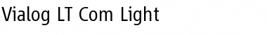 Download Vialog LT Com Light Font