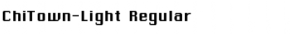 Download ChiTown-Light Regular Font Title Preview