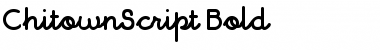 Download ChitownScript Bold Font Title Preview