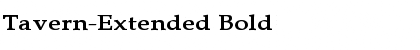Download Tavern-Extended Bold Font Title Preview