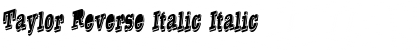 Download Taylor Reverse Italic Italic Font Title Preview