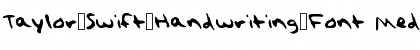 Download Taylor_Swift_Handwriting_Font Medium Font Title Preview