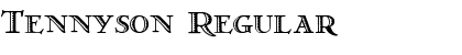 Download Tennyson Regular Font Title Preview