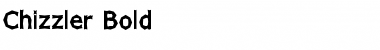 Download Chizzler Bold Regular Font Title Preview