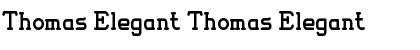 Download Thomas Elegant Thomas Elegant Font