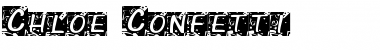 Download Chloe Confetti Regular Font Title Preview