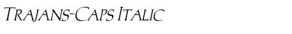 Download Trajans-Caps Italic Font