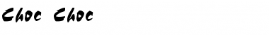 Download Choc Choc Font Title Preview