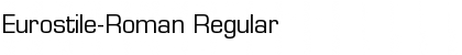Download Eurostile-Roman Regular Font Title Preview